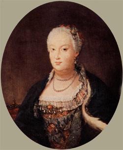 Jacopo Amigoni Portrait of Barbara de Braganza oil painting image